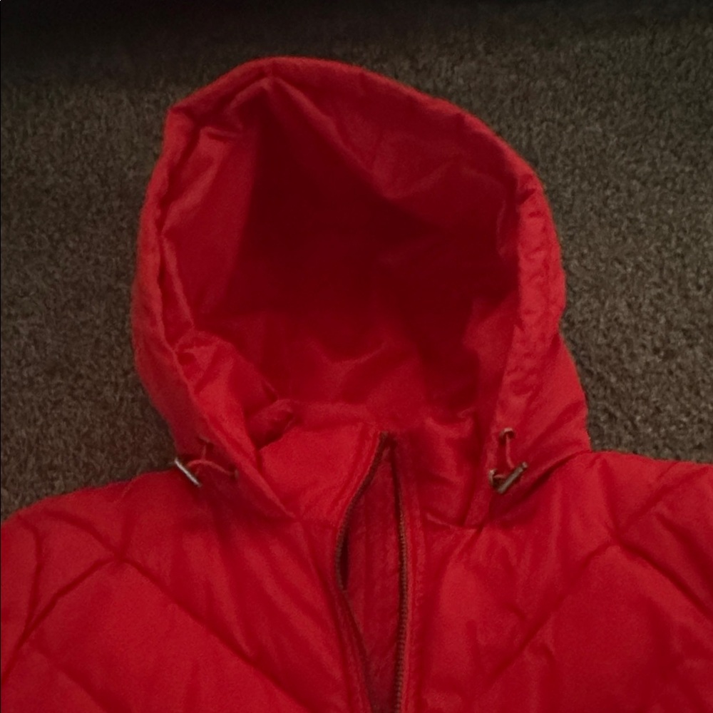 Express Vibrant Red Puffer Jacket - image 3